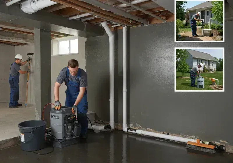 Basement Waterproofing and Flood Prevention process in Aberdeen, NC